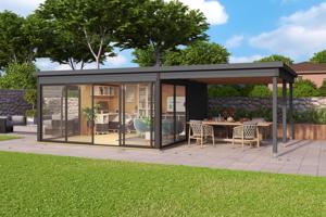 NIEUW Modern tuinhuis Domeo 5 Set