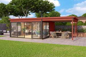 NIEUW Modern tuinhuis Domeo 5 Set