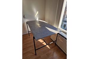 Eettafel 80x140 cm betonlook