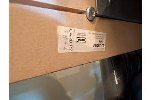 Uitschuifbare eettafel "Bjursta" IKEA + 4 stoelen