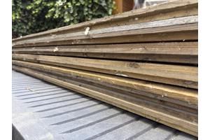 Potdeksel planken en steigerhouten planken