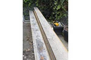 Potdeksel planken en steigerhouten planken
