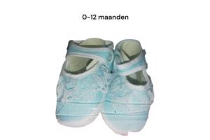 Junior Joy Babyschoenen Newborn Meisjes Lichtblauw/wit Met K