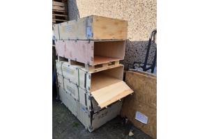 Houten kisten import export triplex