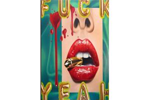 nr 2019 Diamond Painting Fuck Yeah 50x40cm (rond)