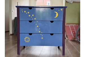 Gratis: commode met 3 lades