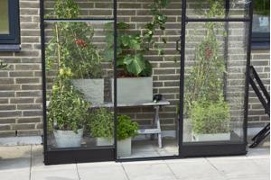 MUURKAS Qube LT 26, zwart, VG 3mm + PC 6 mm