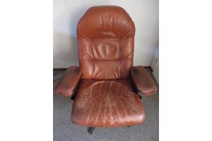 Leren fauteuil Old Wickman