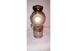 Vintage carbid fiets lamp