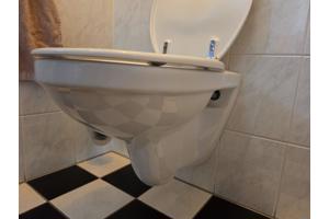Toilet wit glanzend