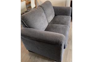 Ikea Tidafors banken grijs 2,5 en 2 zits met hocker
