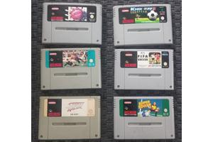 6 Super Nintendo Games (Snes)