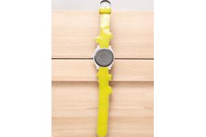 Horloge voor Kinderen - Bloemen - Kast 32 mm - Geel