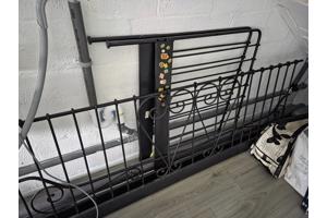 Zwart bedragen 90x200