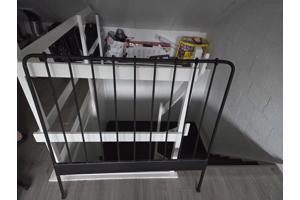 Zwart bedragen 90x200