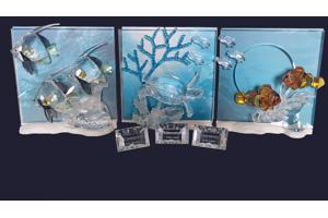 Swarovski Wonder of the Sea-trilogie met doos en certificaat