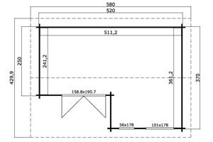 NIEUW Tuinhuis Brighton 44