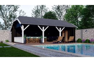 NIEUW cottage tuinhuis Wolfskap WKS2