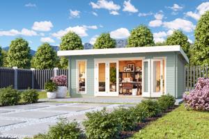 NIEUW Tuinhuis Sussex 2 + Bifold Door 2600X1957