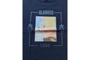 Glo-story one size t-shirt 1995 zwart glamour glitter