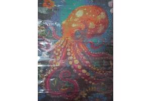 nr 81 Diamond Painting octopus 50x40cm (rond)