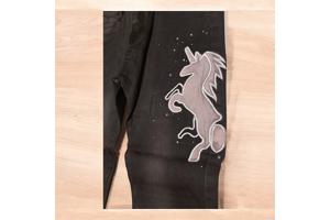 Seagull Wear - Stretchy - Skinny - jeans zwart Unicorn 164