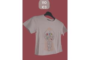 Glo-Story t-shirt snoepmachine roze 110