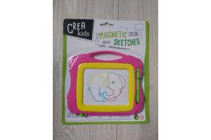 Crea Kids, magnetich teken bord roze geel klein formaat