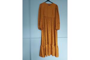 Shein oranje panterprint jurk XL