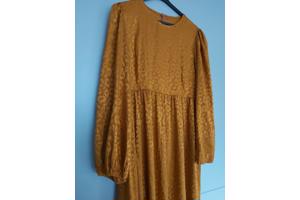 Shein oranje panterprint jurk XL