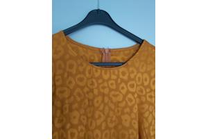 Shein oranje panterprint jurk XL