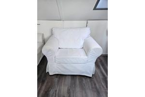 Bank 3-zits en fauteuil ektorp