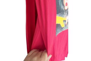 Shirt jurk Queen rood S