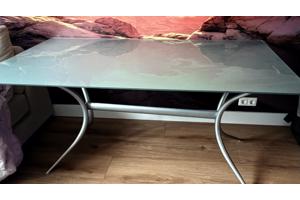 Mooie glazen eettafel /bureau