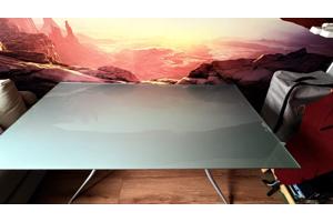 Mooie glazen eettafel /bureau