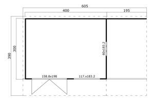 NIEUW Tuinhuis Domeo 7 Set