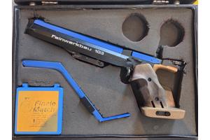 Diverse feinwerkbau wedstrijdpistolen