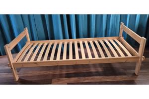 Houten LifeTime bed (200 x 90 cm) + opberglade