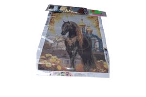 nr 60 Diamond Painting paard paleis 50x40cm (vierkant)