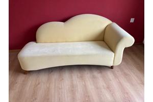 Gele loungebank/sofa