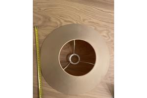 lampen kap 2x beige