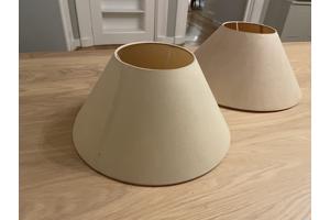 lampen kap 2x beige