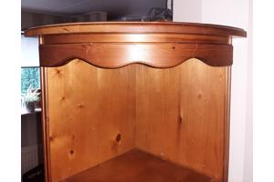 Set grenen hoekkastjes