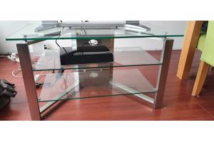 Glazen tv meubel!