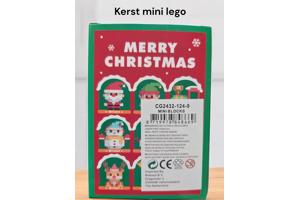 Kerst blokken speel set arren slee - cadeau tip - klein form