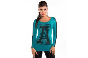 Trui, sappihre, wit, navy  of beige  1 maat 34/38 nieuw