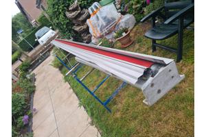 Eletrice zonnescherm 450 breed uitval 250 oranje werk uitste