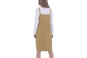 Cashual jurk beige one size
