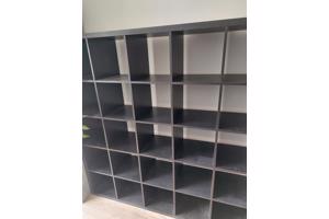 Zwarte IKEA Kallax 5x5
