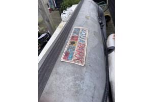 Oplaasboot geschikt voor buitenboordmotor